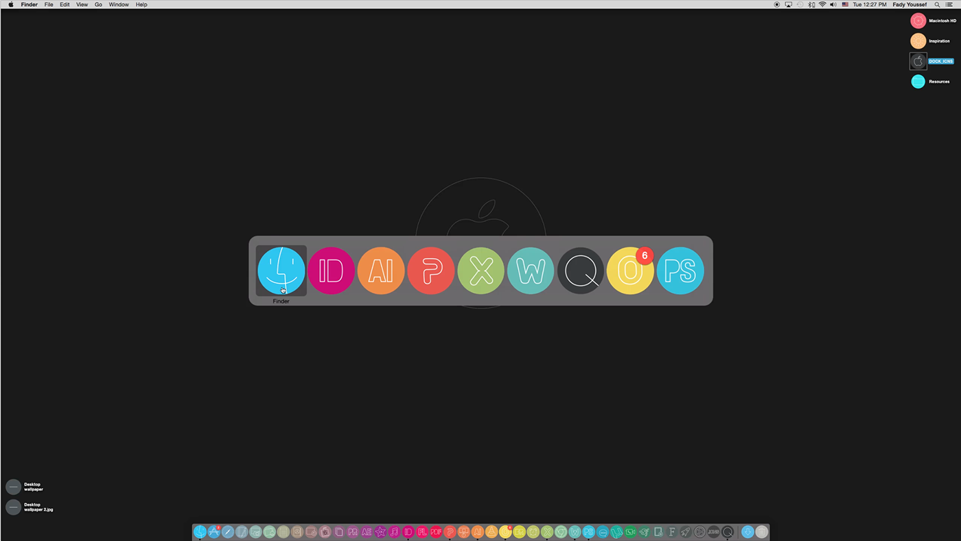 OSX icons dock how to change your icons Customize mac icons app Os osx capitan yosemite concept