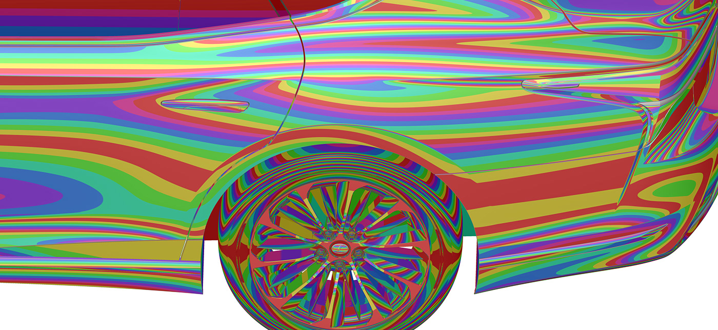 3D Alias automobile car design icemsurf Lexus modeling Nurbs surface