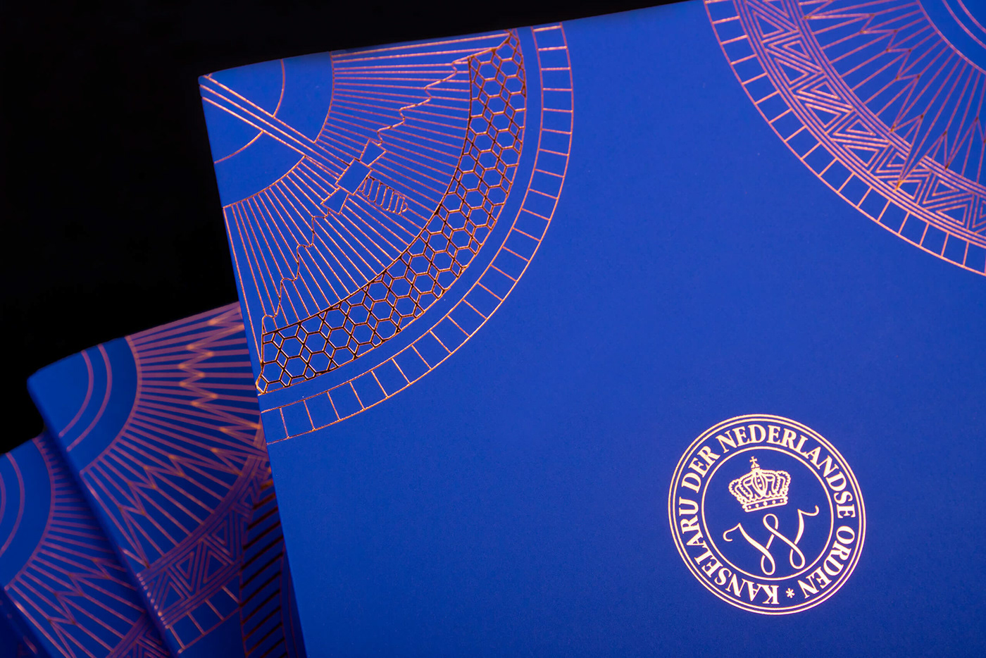 graphic design  foil print foil copper royal ILLUSTRATION  brochure Booklet