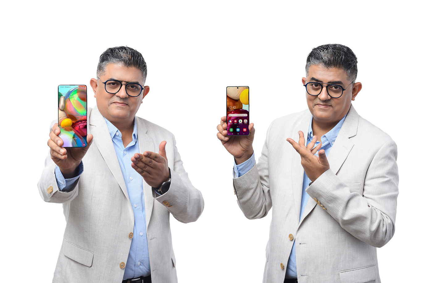 Samsung Celebrity Advertising  Gajraj Rao radhika madan SAMSUNG A51 Samsung A71 samsung switch