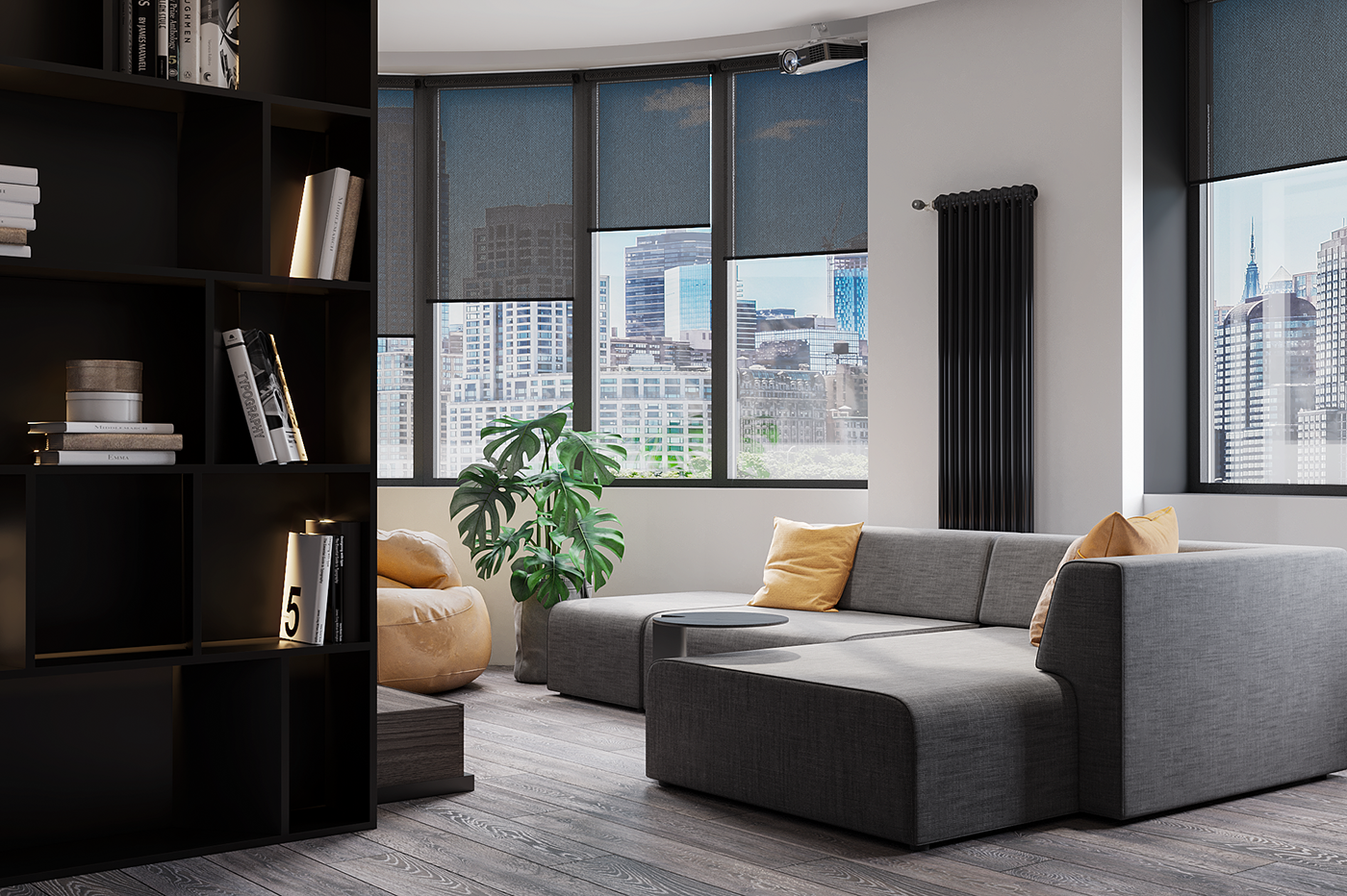 bedroom Vizualization 3ds CoronaRender  Interior design Manstyle дизайн интерьер