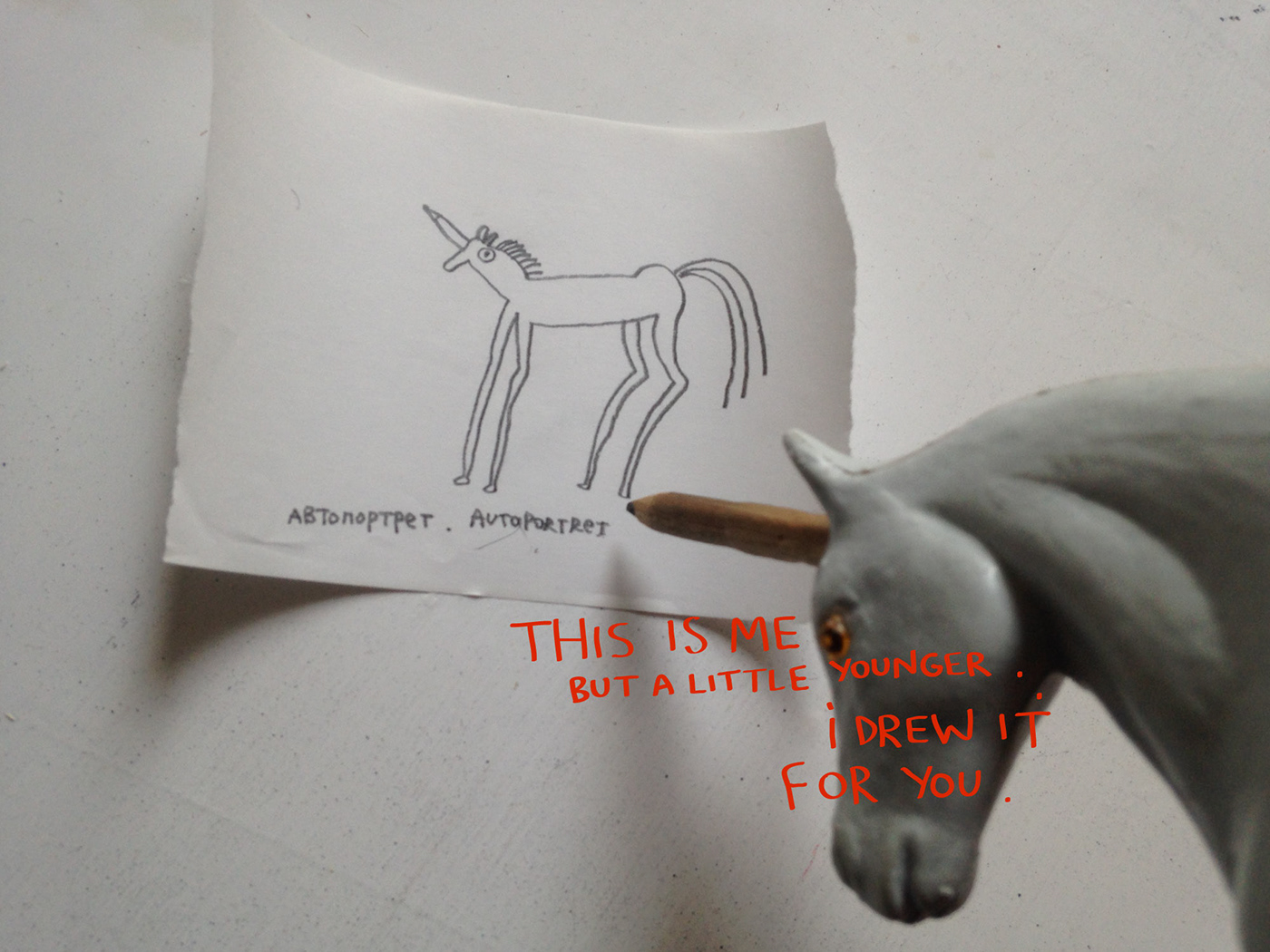foundobject horse ikea Magic   pashabumazhniy pashka pencil readymade toy unicorn