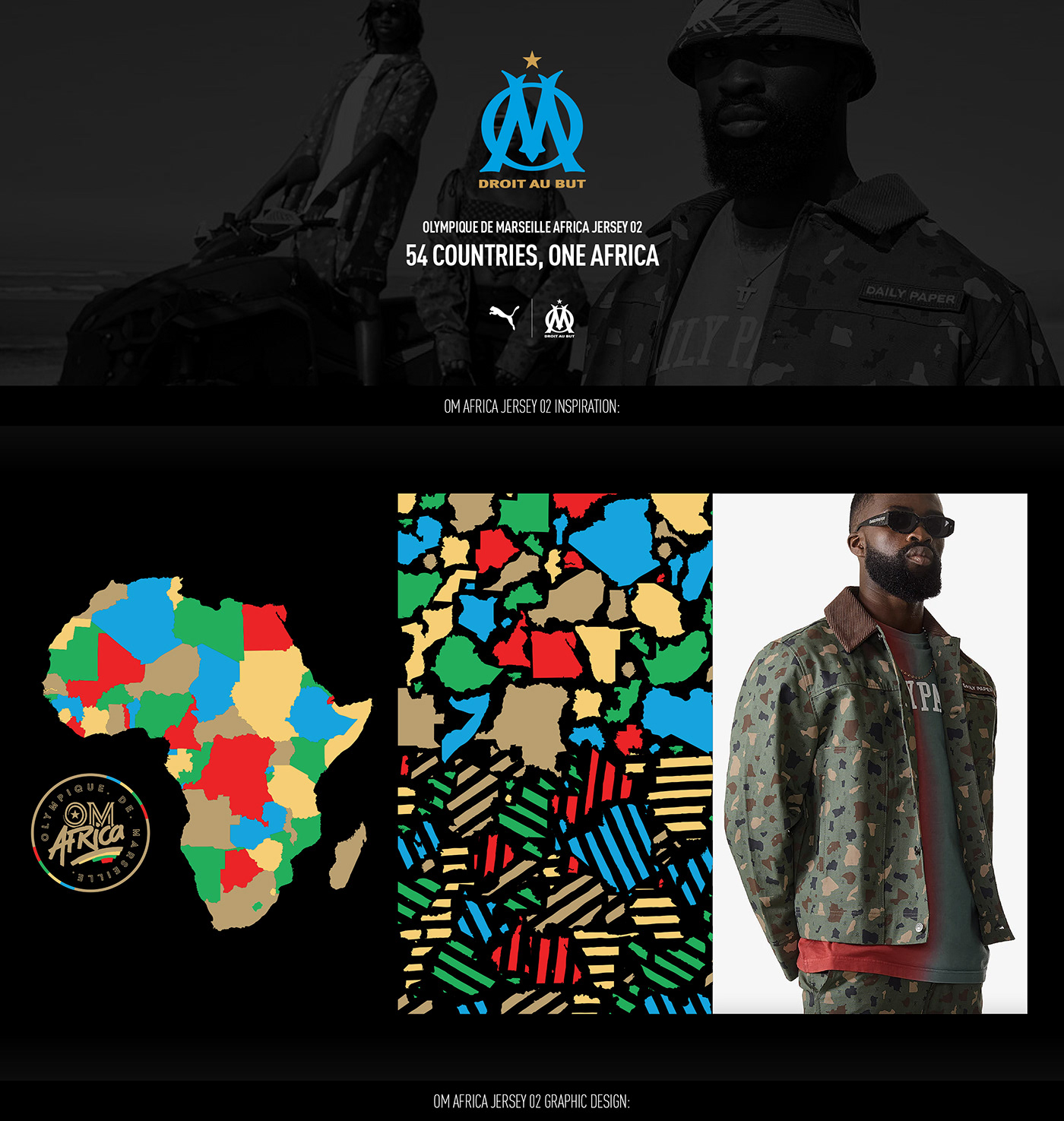 africa Fashion  fashion design football graphic design  lifestyle marseille olympique de marseille puma PUMA Football