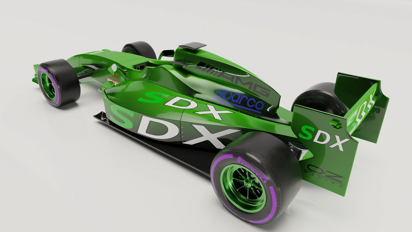 f1 3D car sport Racing samochód wyścig sportowy visualization wizualizacja