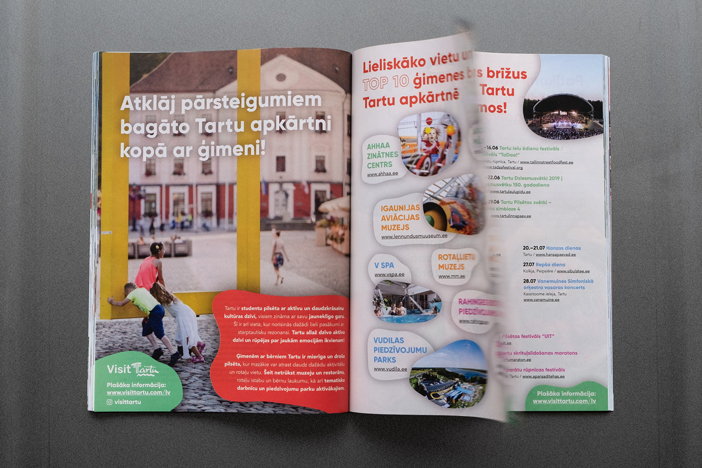 graphic design  print design  Tartu Estonia culture tourism Creative Direction  art direction  magazine summer