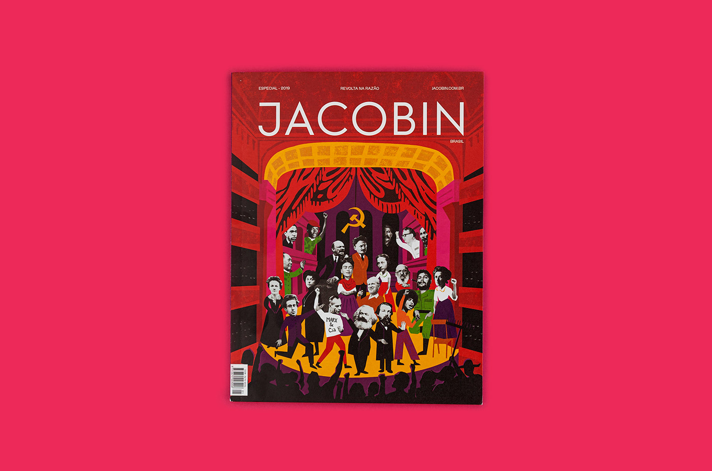 magazine Jacobin Brasil graphic design  editorial design 