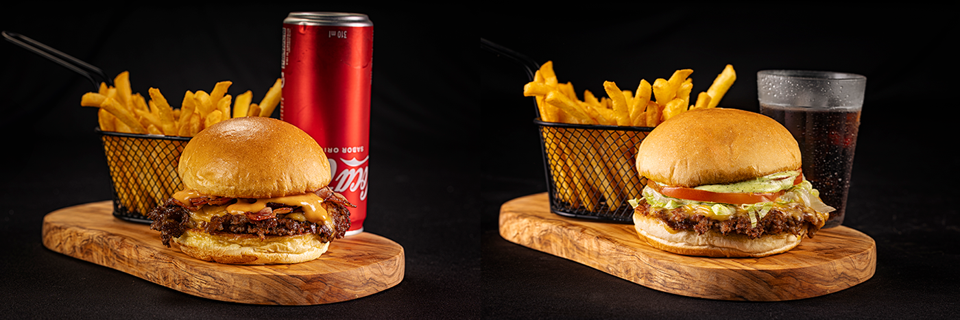 burger MacDonalds Food  restaurant Photography  Burger King smash retoucher retouch potato