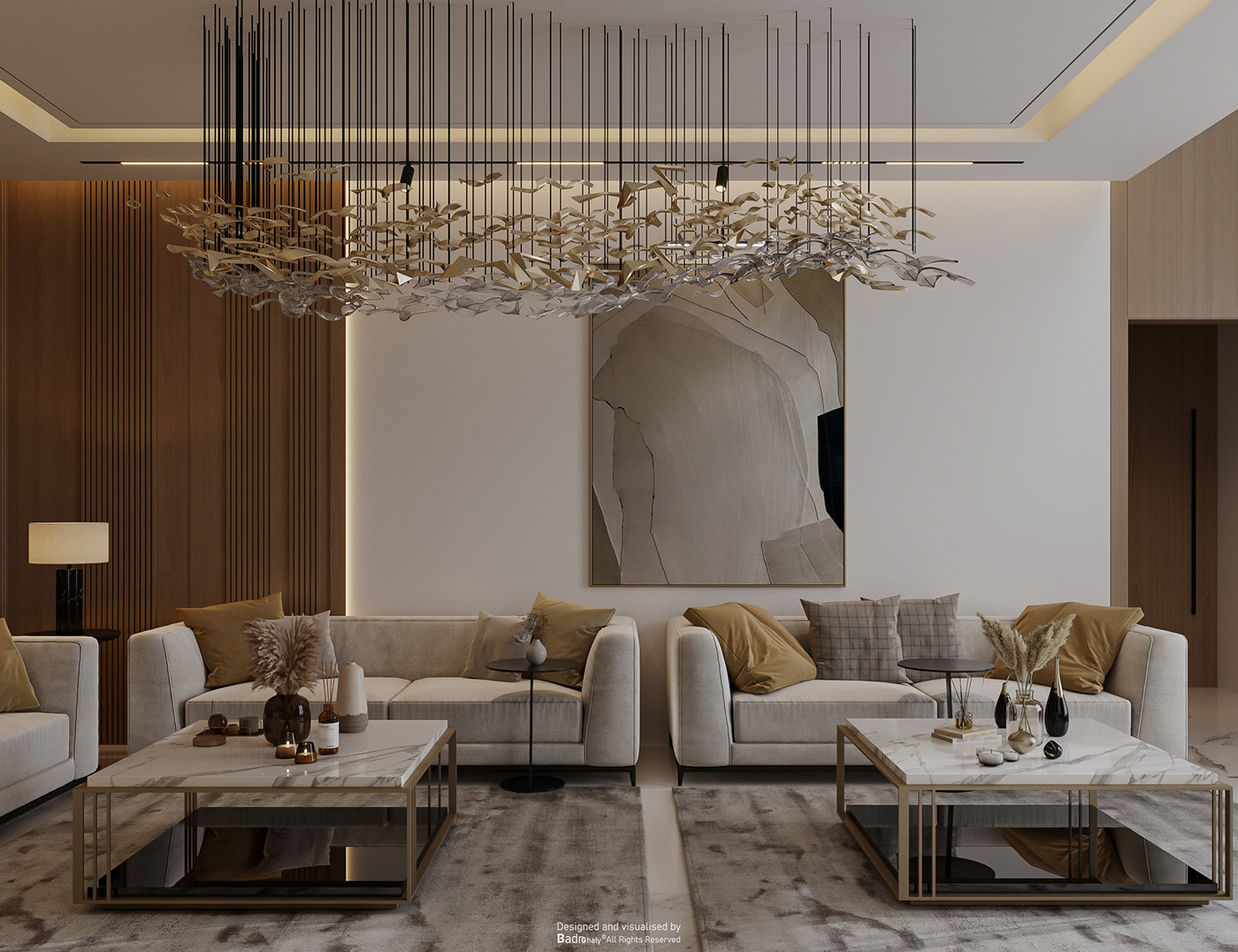 indoor architecture Render visualization interior design  3ds max modern 3D corona archviz