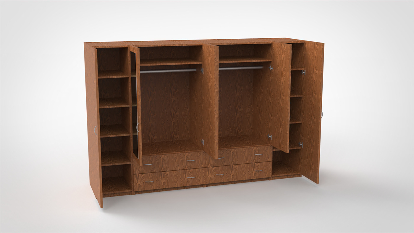 furniture interior design  Render wood house 3D Solidworks keyshot product design 
