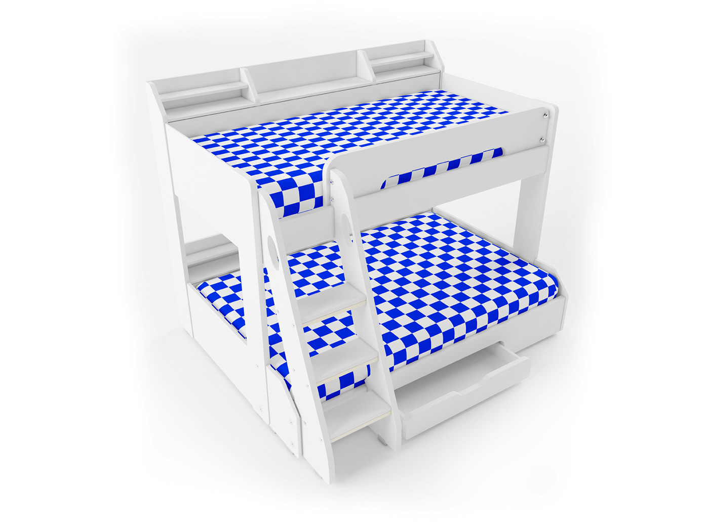 3D 3d bed 3d modeling bunk bed bunk bed modelling Bunk Beds for Kids