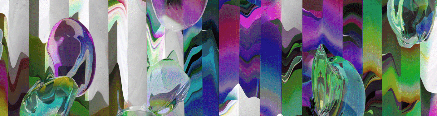3D abstract architecture artwork CGI colors Digital Art  modern rainbow