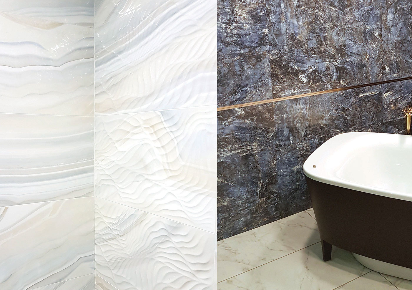 Interior ceramic tiles Marble bathroom porcelain wall coverings metamarmo ıconic awards