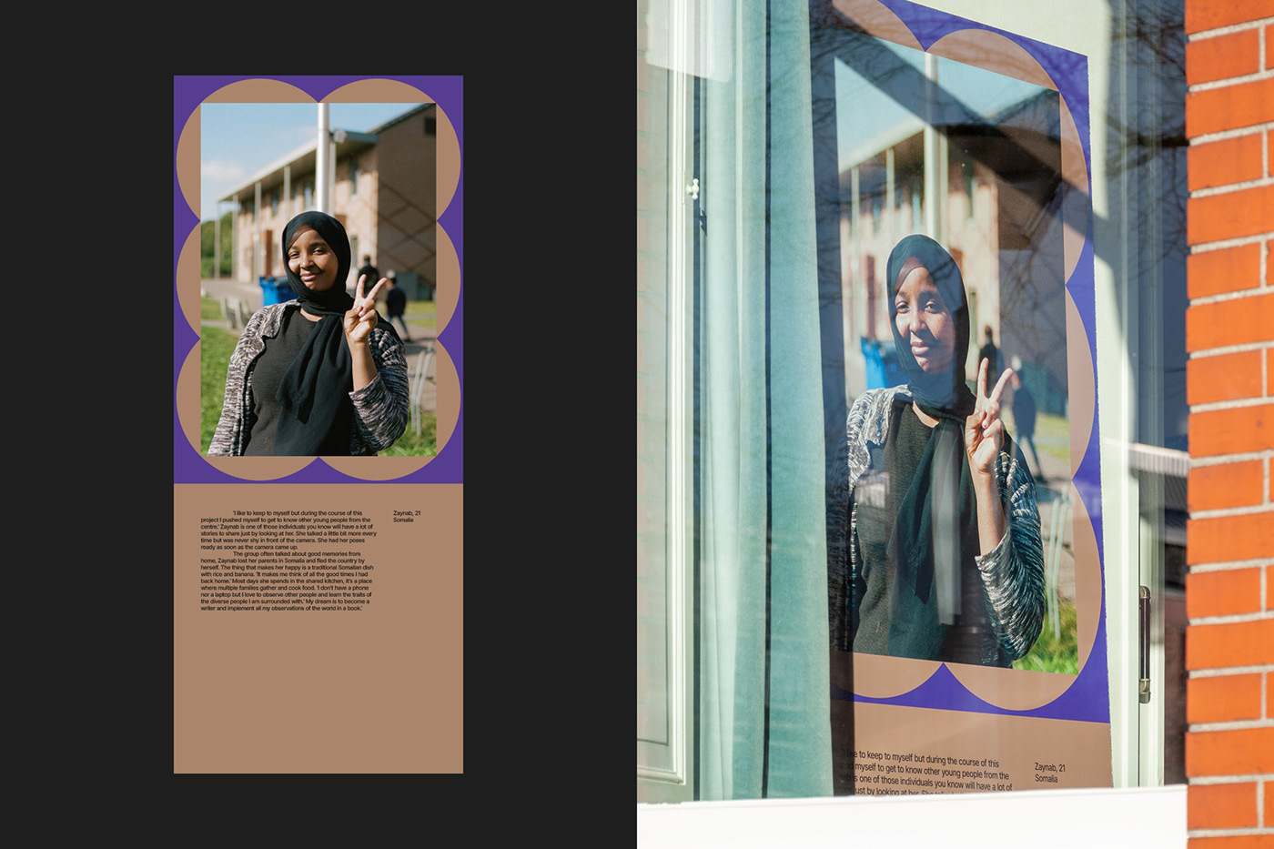 de vrolijkheid editorial Exhibition  graphic design  magazine Photography  poster refugee camp Refugees Rudmer van Hulzen