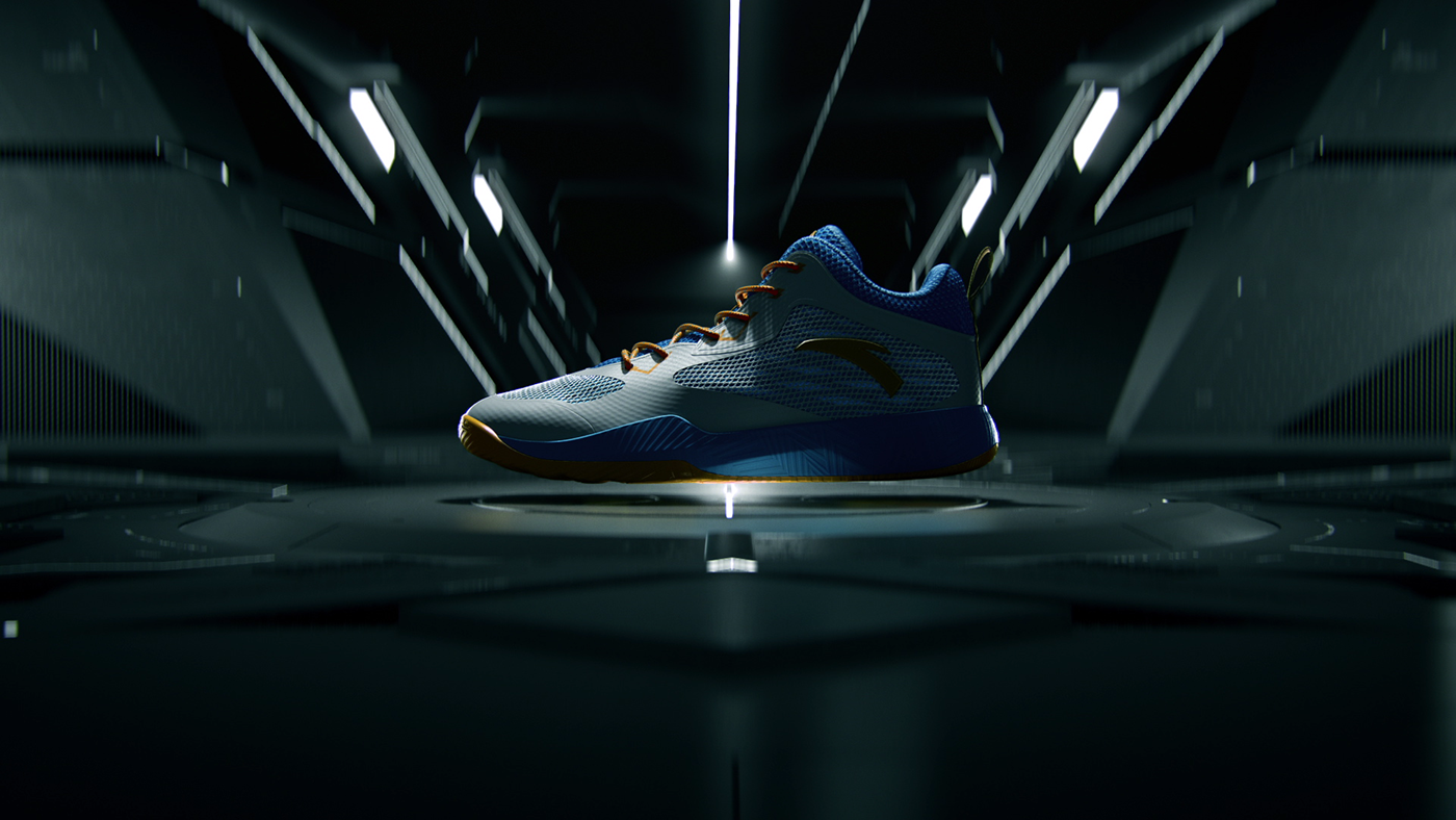 sneakers 3D commercial NBA basketball