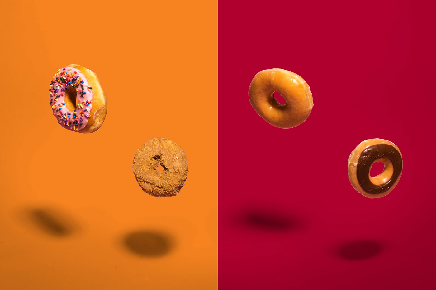 art direction  set design  Photography  Food  Donuts editorial