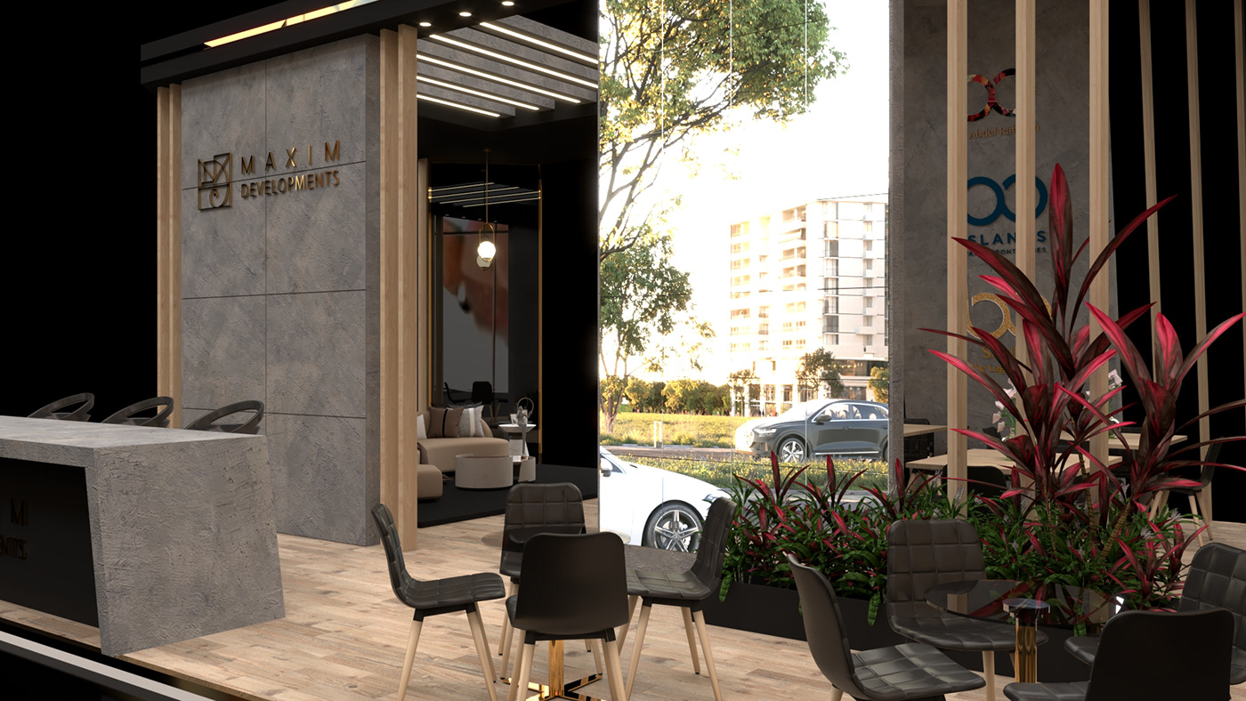 ArtDirection booth cityscape maxim maxim developments realstate egypt