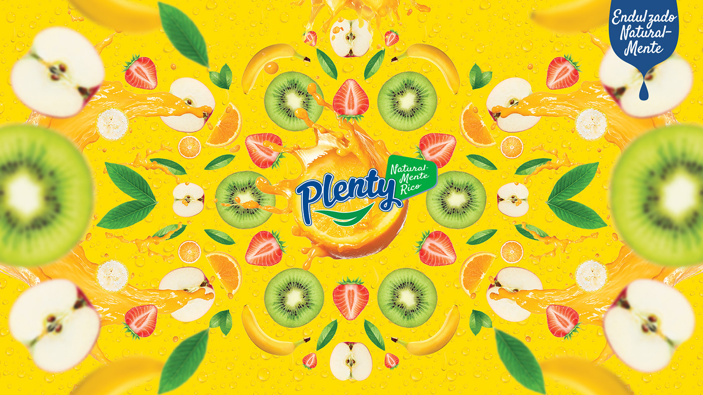 juice fresh color yellow fruits Web marketing   Hero Mandala collage