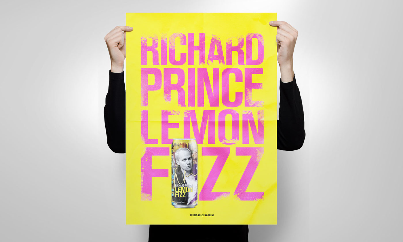 arizona Mpire richard prince Lemon Fizz soda package design  product development print art poster Magazine Ad campaign fine art