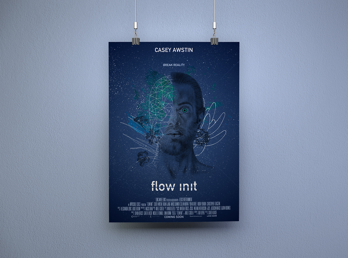 flow init poster man Nature perception reality