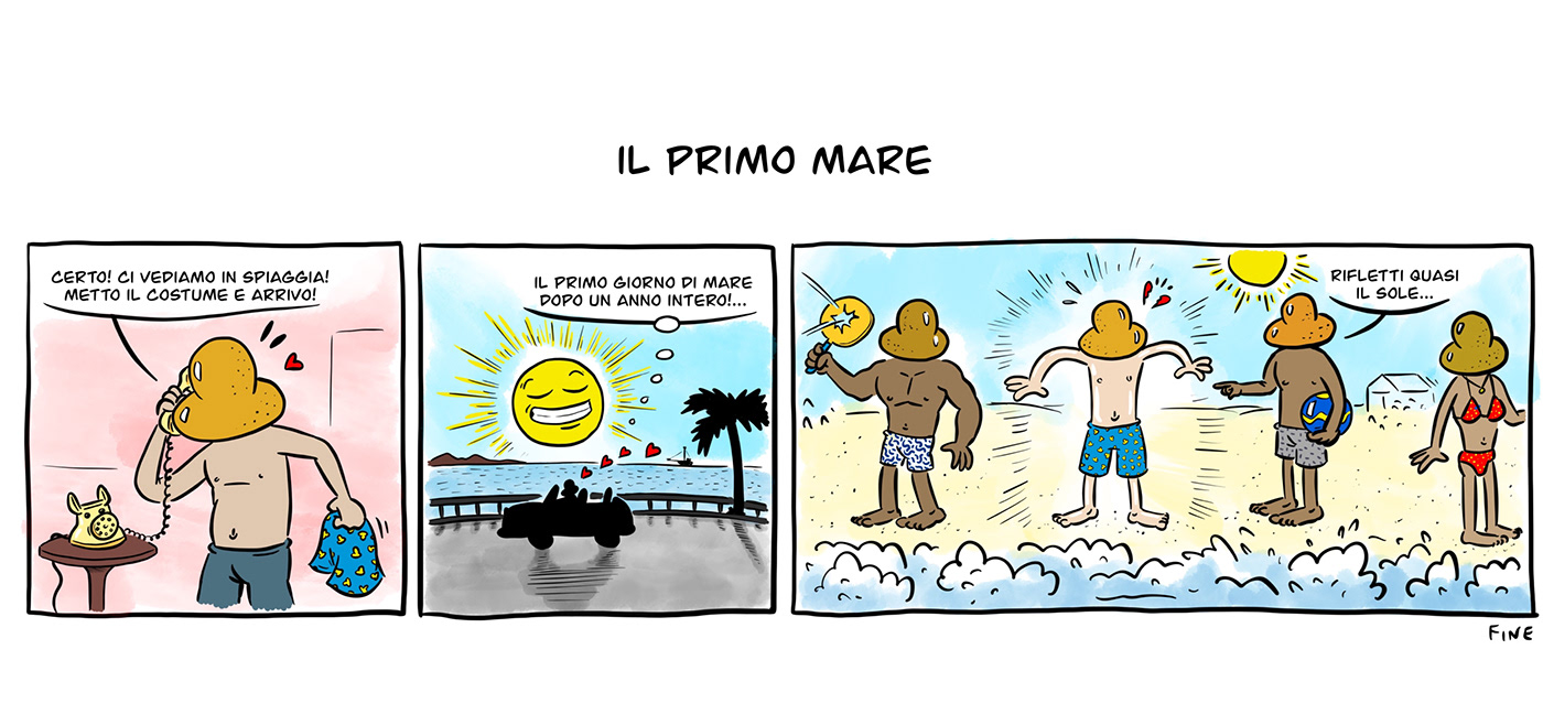 gabriele bonavera brioche sicilia comics Messina fumetti vignette irónico milano bonavera