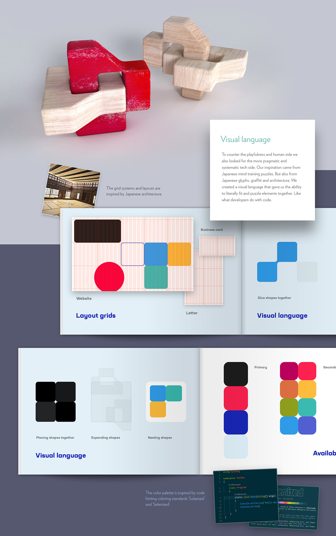 brand identity branding  colorful landing page logo modern print design  visual identity Website