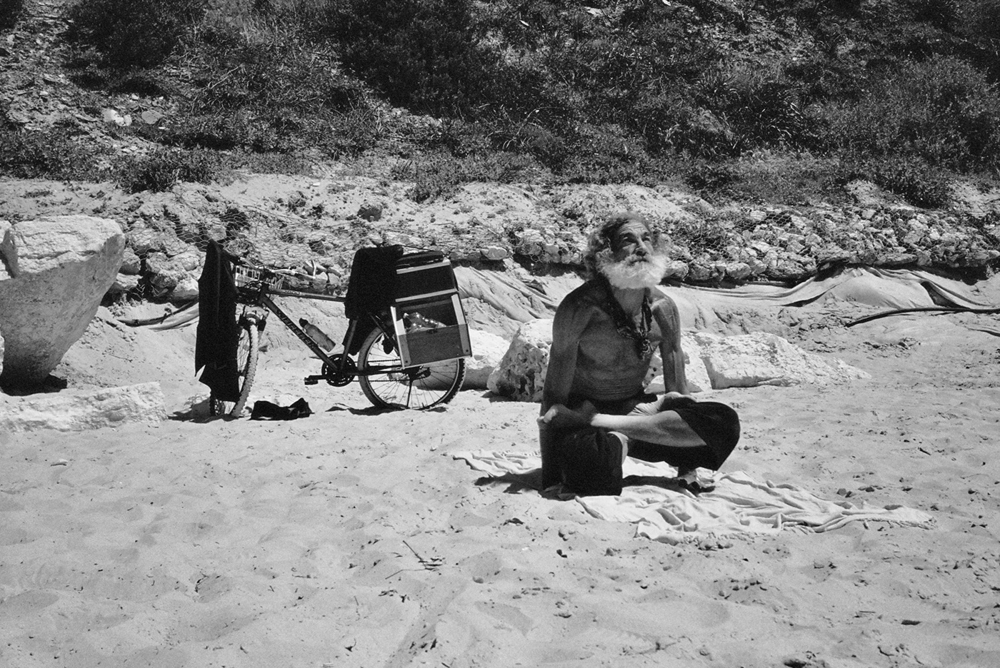 Yoga beach people film photography Photography  Travel