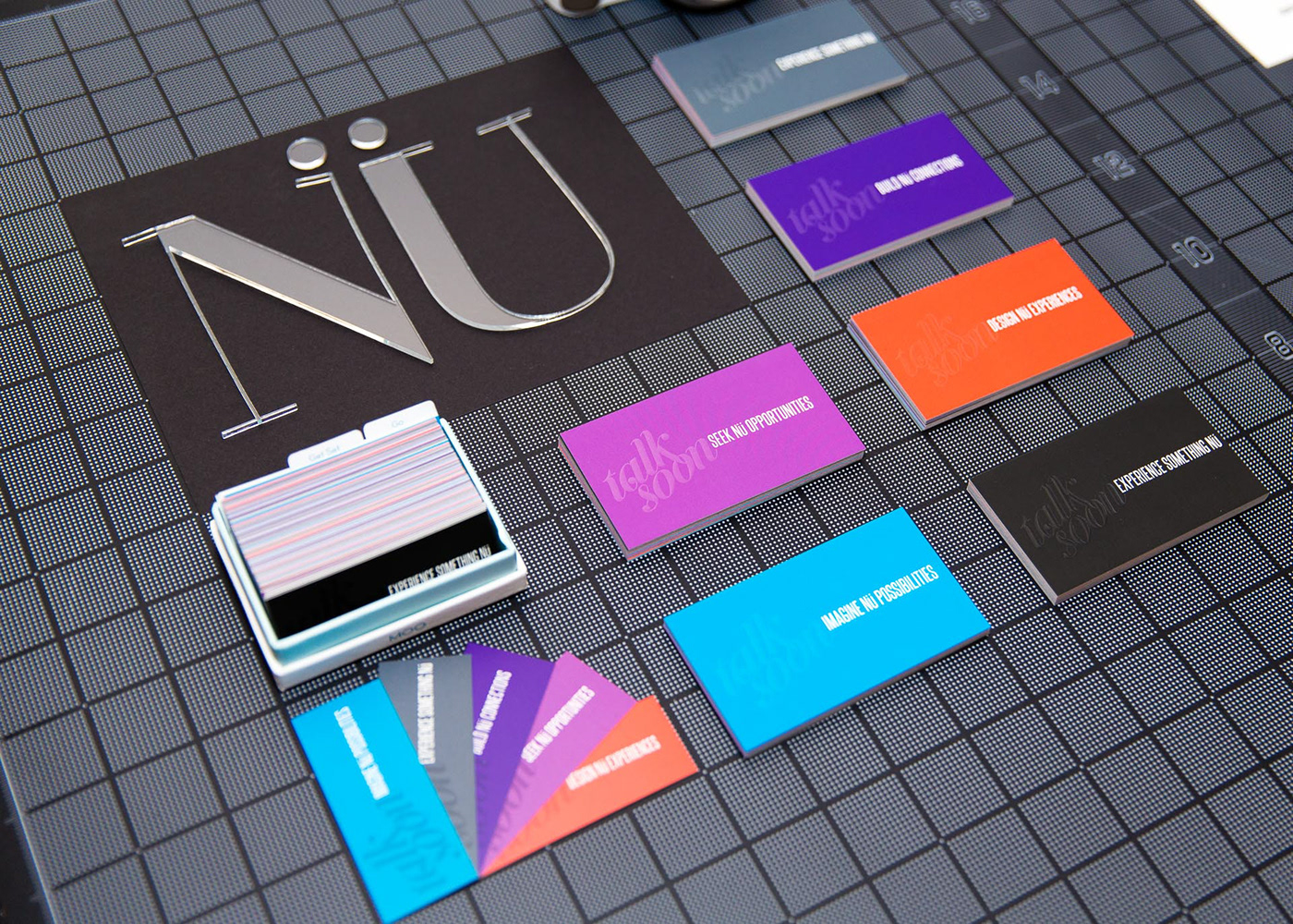 new branding  logo Stationery design agency nupolitan