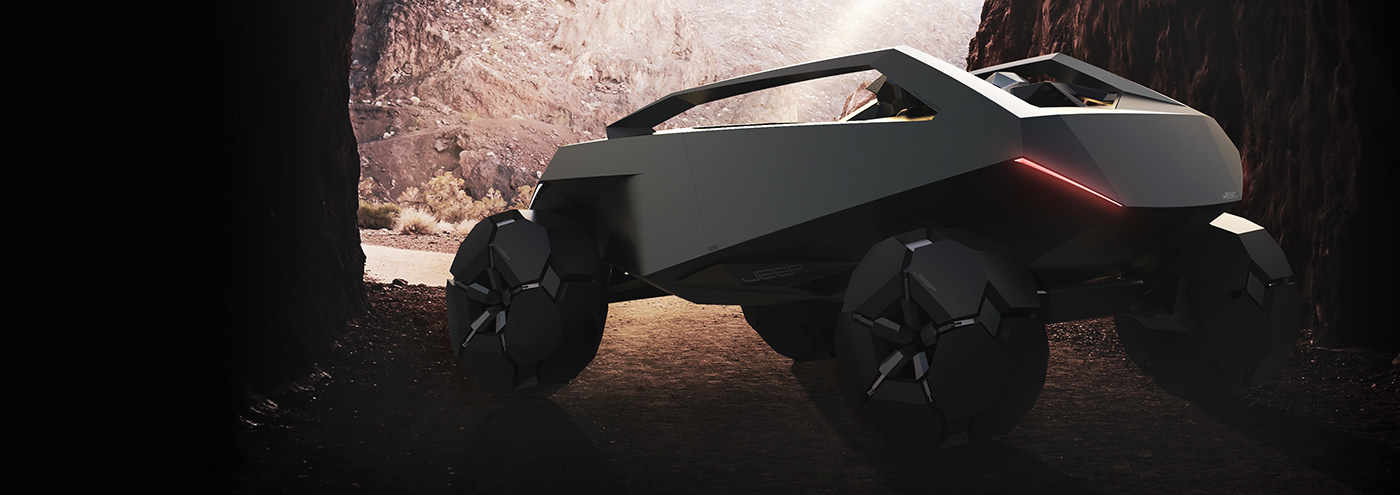 automotive   car cardesign design future jeep off road suv Vehicle
