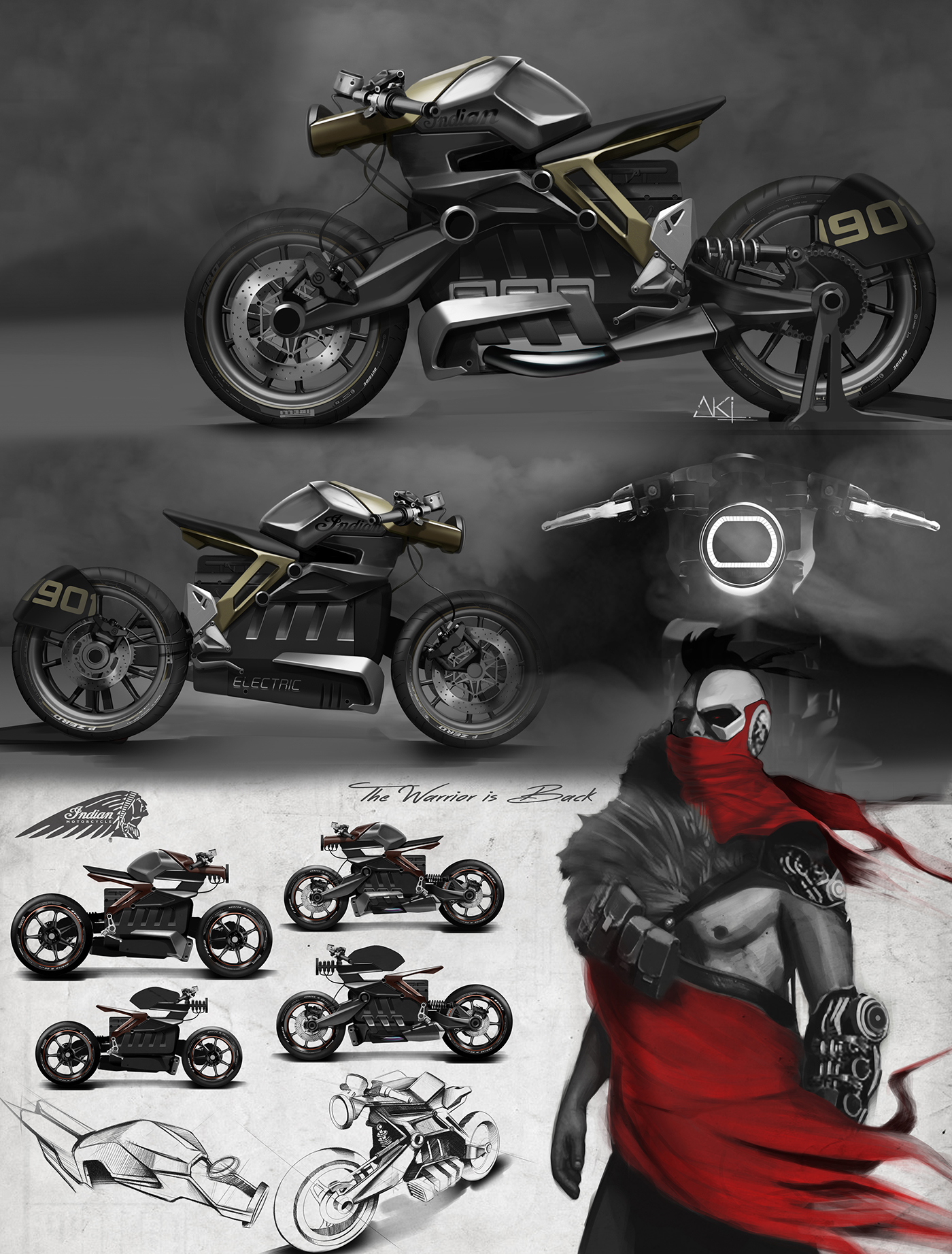 Motorcycle Design Industrial industrial design  motorcycle sketching