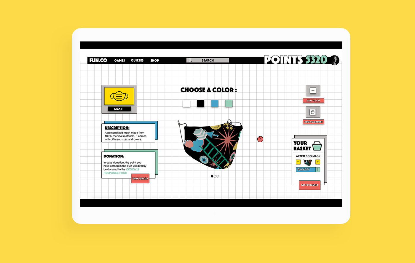 corona COVID-19 Customize Entertainment interactive UI ux Website