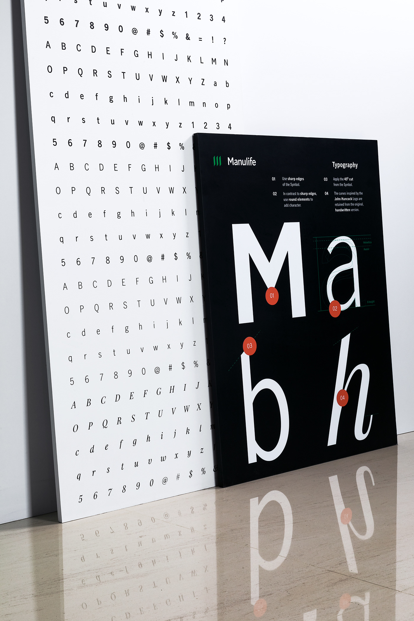 brandbook branding  corporate design system graphic design  insurance manual Manulife oddity Rebrand
