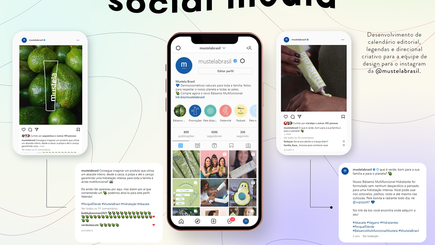 brand identity community manager design gráfico marketing   planejamento de social Portifólio Redes Sociais social media Social Media Design Social media post