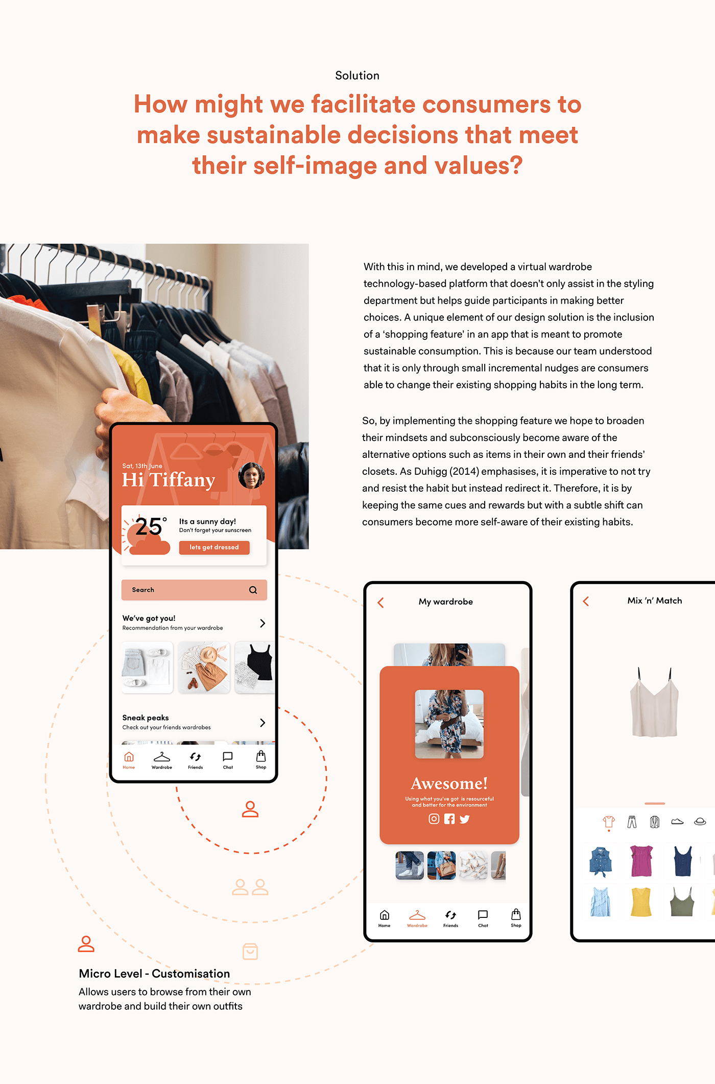 app circular economy concept design thinking Fashion  interactive Sustainability UI/UX Design visual Web
