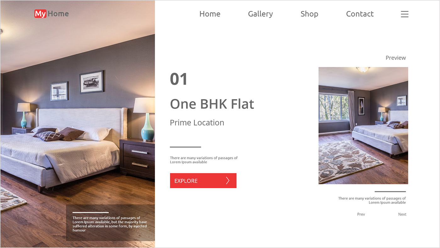 construction flat search house search Interaction design  landing page properties real estate ui design UX design web page