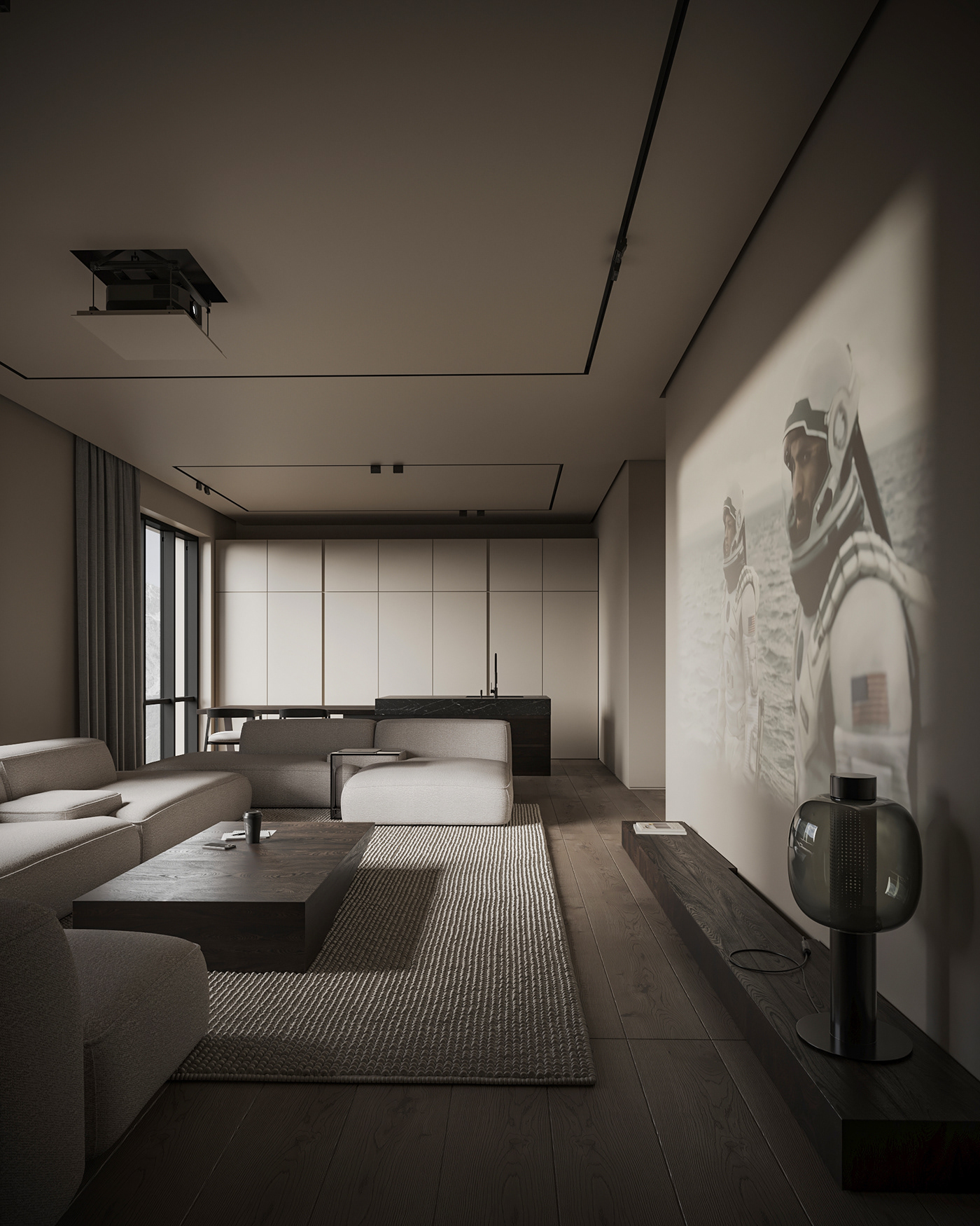 Interior Vizualization archviz corona 3ds max livingroom apartment 3D CGI