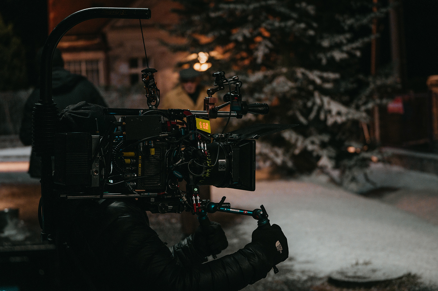 fujifilm filmstills stills portrait Christmas czechrepublic vogue winter shooting commercial