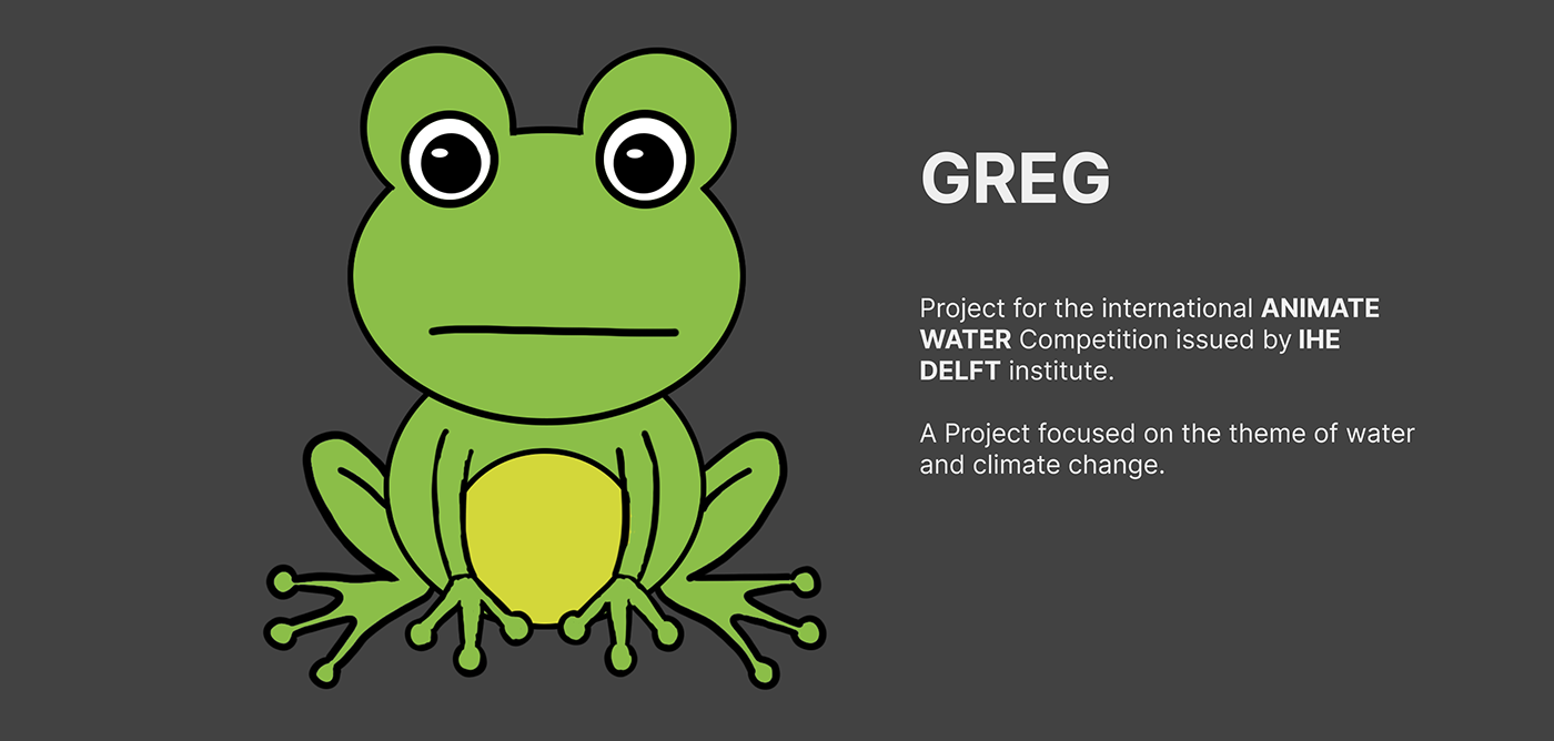 animation  water climate change blender after effects Student work short film frog
