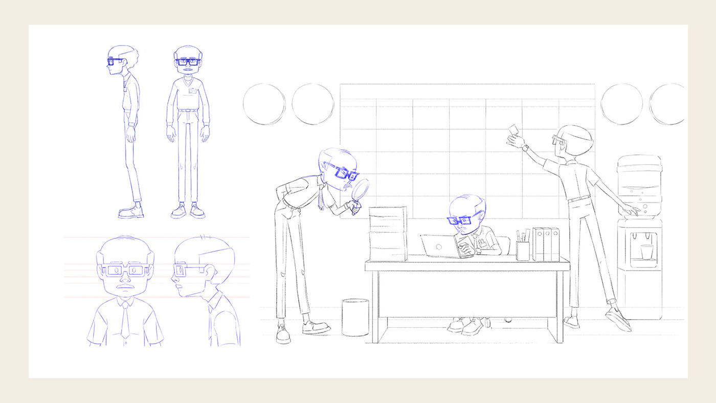 2D Animation Character design 