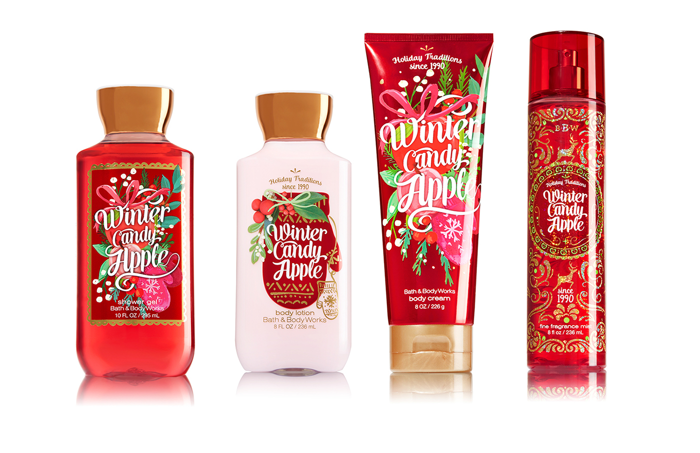 packaging design lettering Holiday personal care