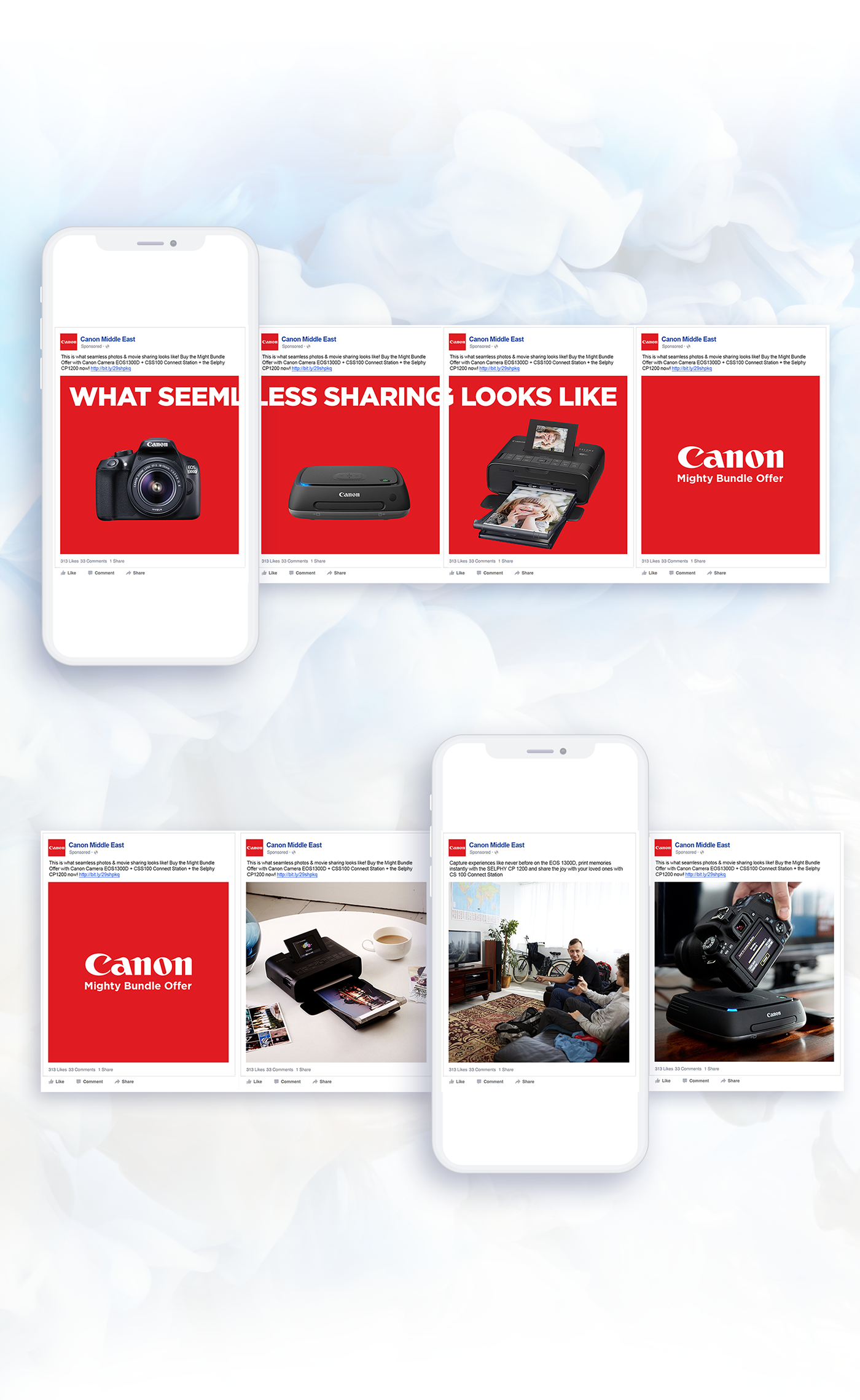 social media digital design Advertising  canon camera Canon Middle East Canon and Nikon Photography  Creative Direction  Social Media Designs Agency Creative