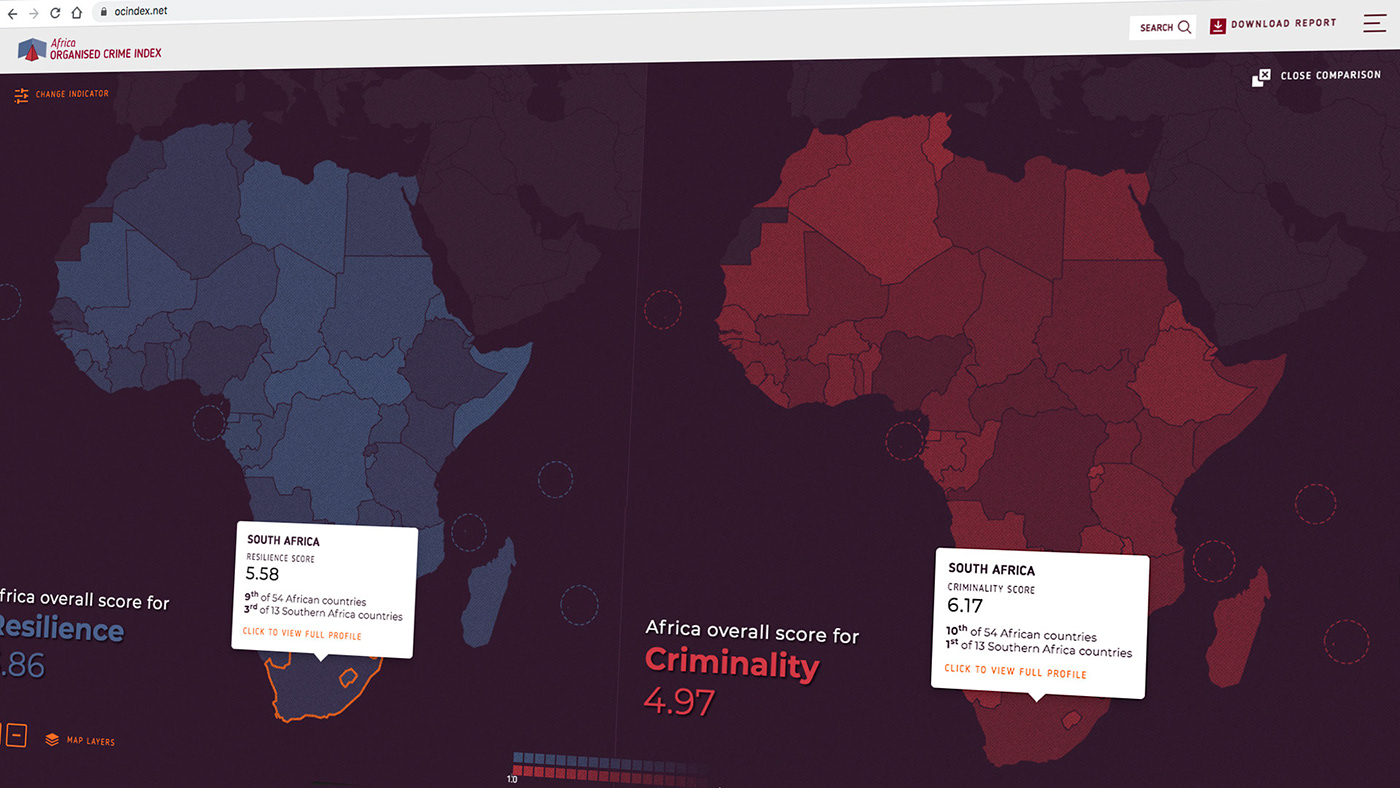 organized crime crime illicit africa Drugs dataviz Data data visualization map public policy