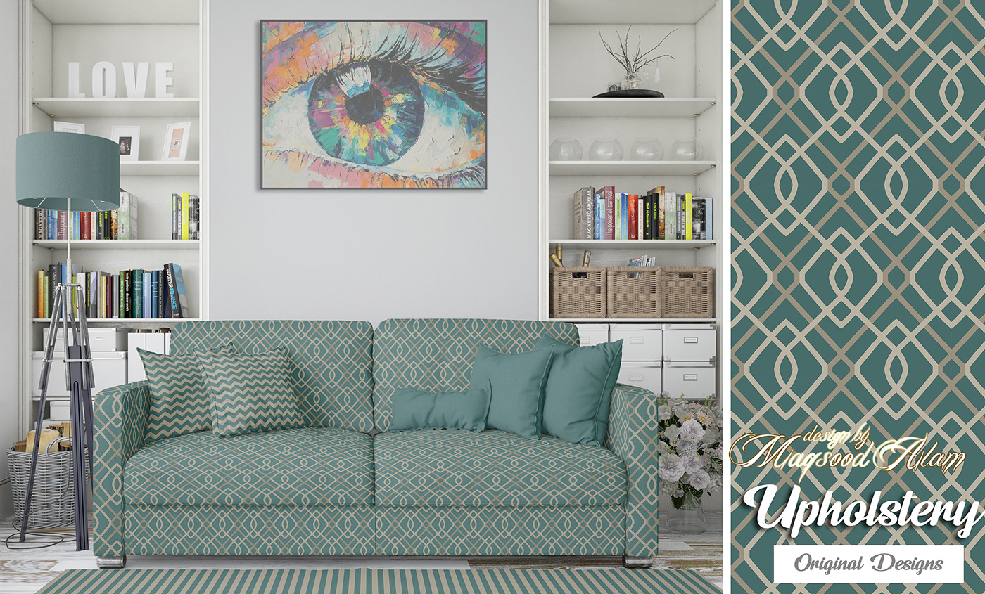 cushion design Digital Art  digital prinitng furniture Interior pattern Pillow Design surface design textile upholstry