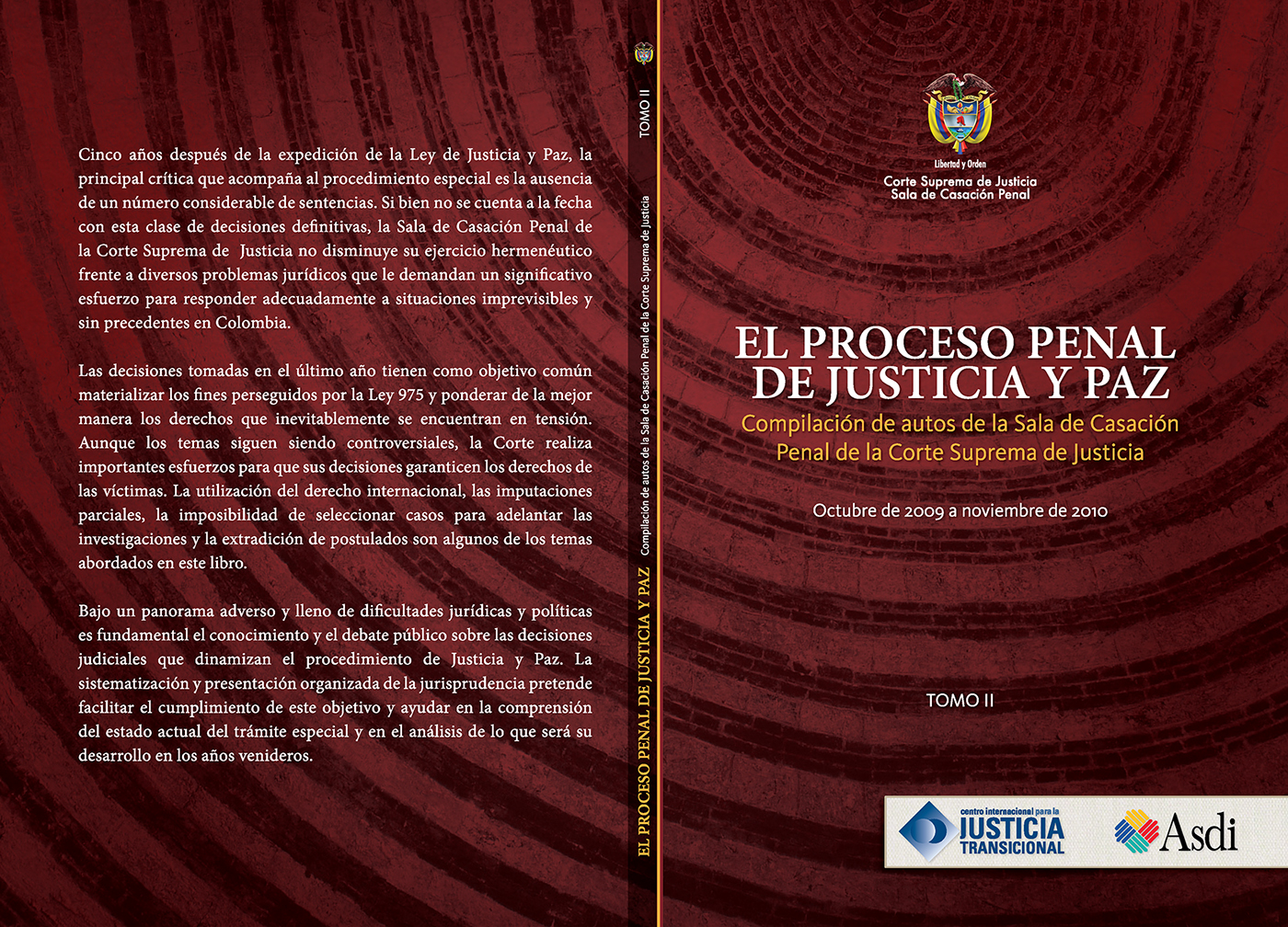 ICTJ CVPJ Carlos Lozano Acosta graphic design  editorial design  pablo Prada olbap design