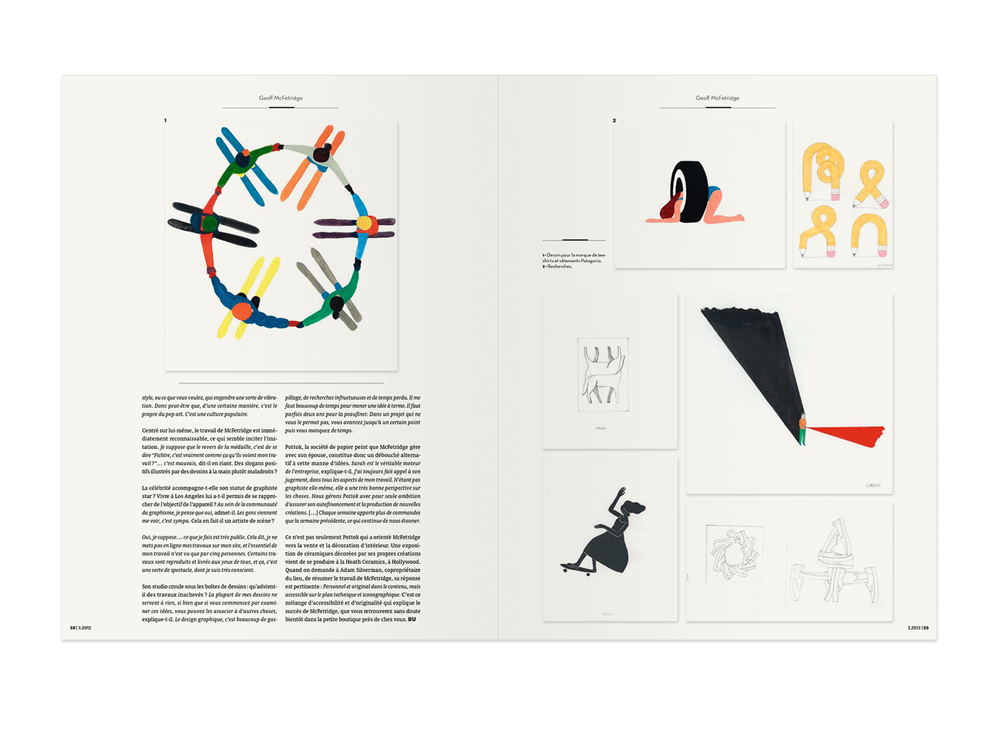 etapes art direction  mise en pages Layout Design editorial design Typographie