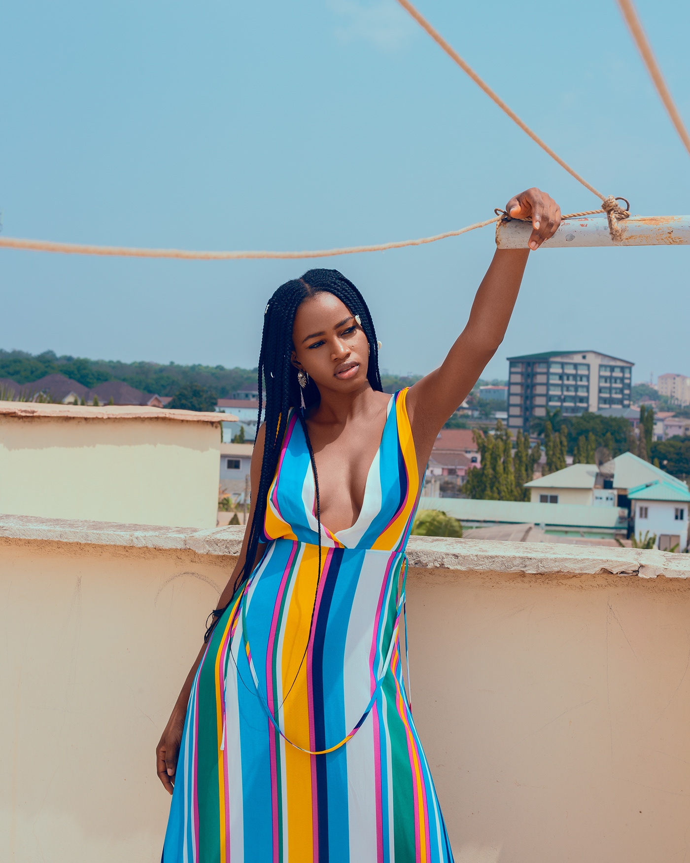 africa beauty Capture one pro Fashion  Ghana lingerie photoshop retouching  skin SKY