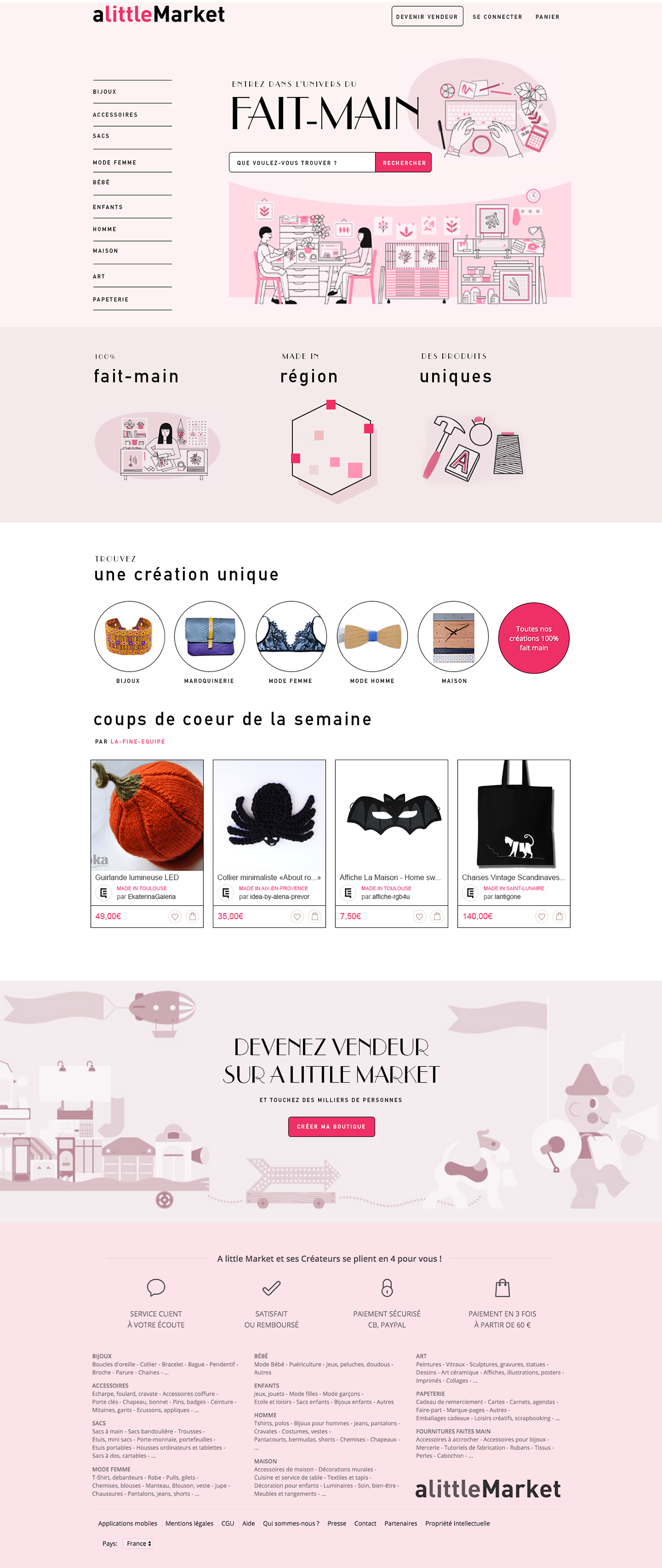 redesign Marketplace Ecommerce visual design Webdesign product design UI