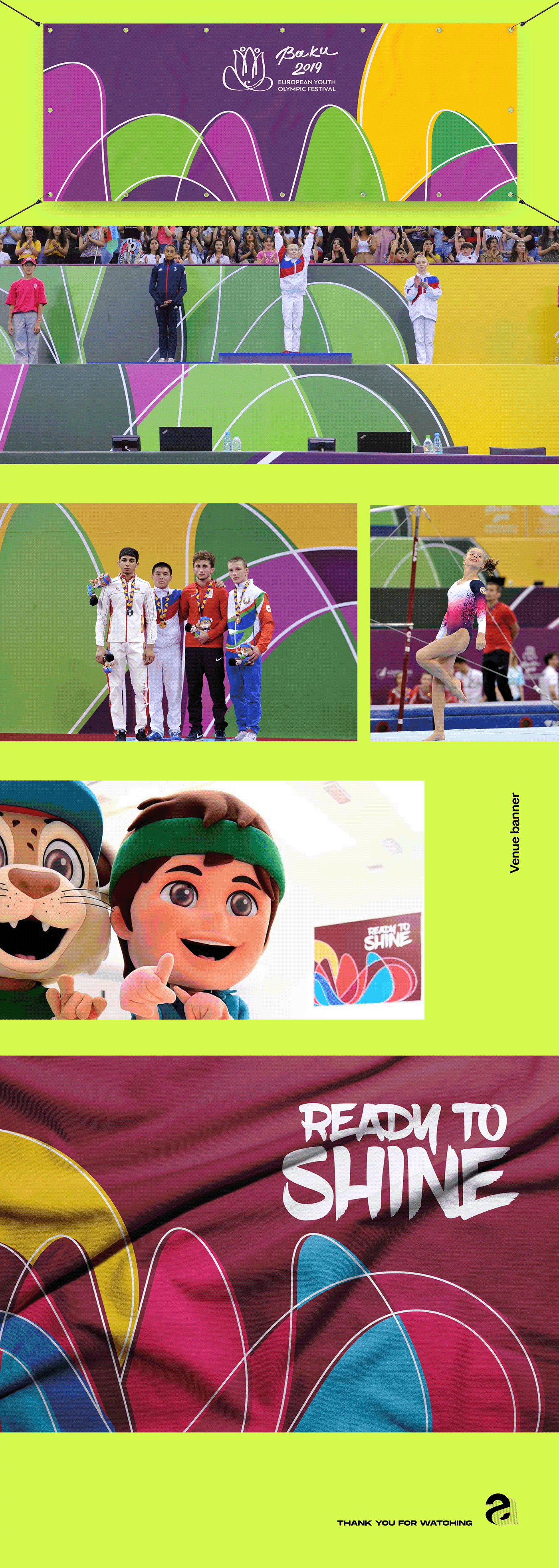 athletics Baku2019 festival Games identity logo olympic olympic festival olympicgames sport