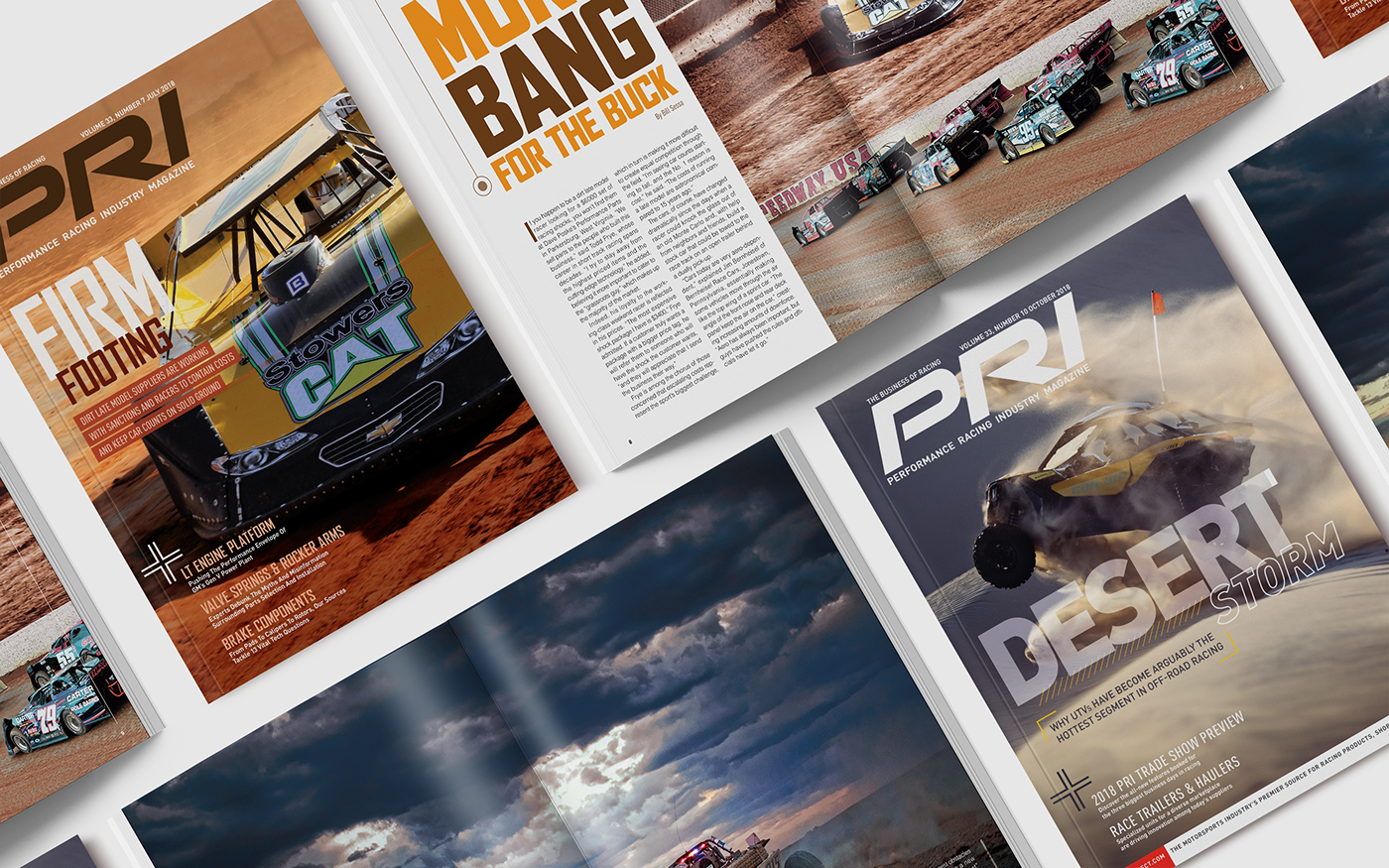 Racing speed advertisement Layout Performance Trade Show sports magazine automotive   publication