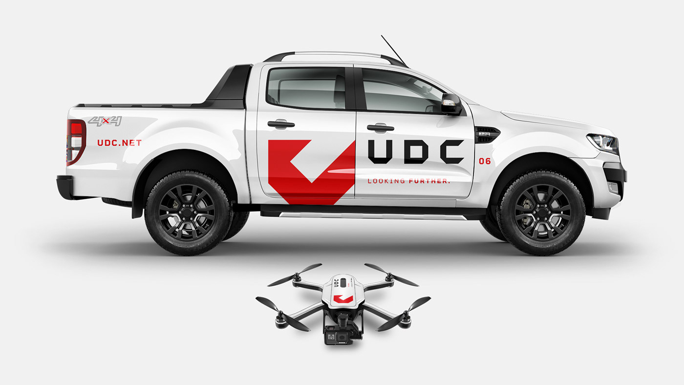 brand identity drone energy industrial inspection Kentucky logo shield Vehicle