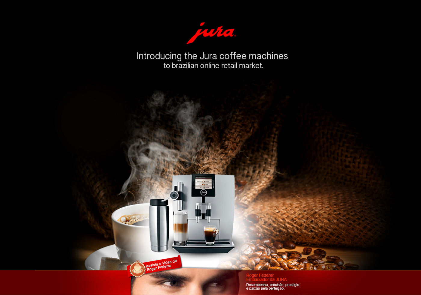 jura e-commerce submarino emailmarkeitng brand sales google brand identity Coffee concept